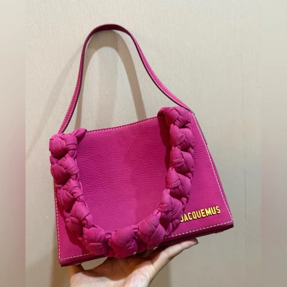 Jacquemus Noeud Bag in Pink - Picture 4 of 16